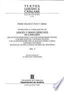 Traducción al castellano de los usages y demás derechos de Cataluña ...