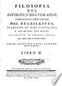 Traducción de los cuatro libros sapienciales de la Sagrada Escritura