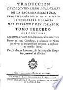 Traducción de los cuatro libros sapienciales de la Sagrada Escritura