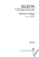 Traduzioni e tradizioni