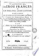 Tradvccion del Heroe frances, o La idea del Gran capitan