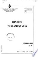 Trámite parlamentario