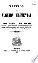 Tratado de algebra elemental