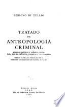 Tratado de antropología criminal