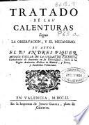 Tratado de las calenturas segun la observacion y el mecanismo