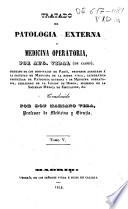Tratado de patología externa y medicina operatoria