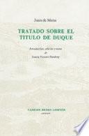 Tratado sobre el título de duque
