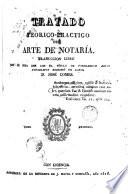 Tratado teórico-práctico del arte de notaría, 1