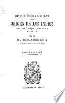Tratado único y singular del origen de los Indios del Perú, Méjico, Santa Fé y Chile