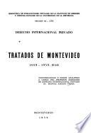 Tratados de Montevideo, 1889-1939-1940