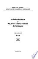 Tratados públicos y acuerdos internacionales de Venezuela