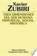 Tres dimensiones del ser humano