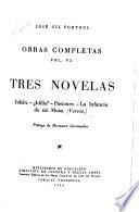 Tres novelas