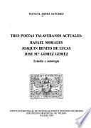 Tres poetas talaveranos actuales