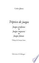 Tríptico de juegos