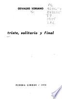 Triste, solitario y final
