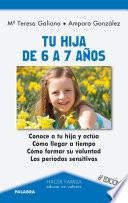 Libro Tu hija de 6 a 7 años