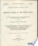 Twenty-Eighth Annual List of Merchant Vessels of the United States, with the Official Numbers and Signal Letters Awarded Them by the Commissioner of Navigation