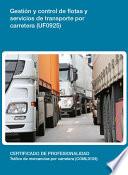 UF0925 - Gestión y control de flotas y servicios de transporte por carretera