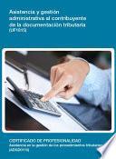 UF1815 - Asistencia y gestión administrativa al contribuyente de la documentación tributaria
