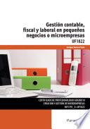 UF1822 - Gestión contable, fiscal y laboral en pequeños negocios o microempresas