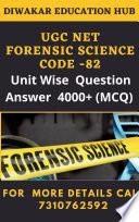 UGC NET Forensic Science Practice [Sets] Unit wise/Topics Wise 4000+ Practice Question Answer As Per New Updated Syllabus