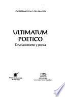 Ultimátum poético