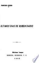 Ultimos días de Rubén Darío