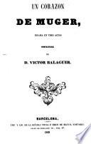Un corazón de muger [sic]