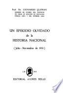 Un episodio olvidado de la historia nacional