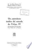 Un epistolario inédito del reinado de Felipe IV
