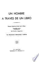 Un hombre a través de un libro