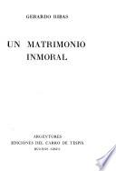 Un matrimonio inmoral