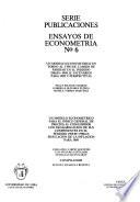 Un modelo econometrico en torno al tipo de cambio de paridad en el periodo 1986.01-1988.12