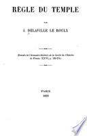 Un nouveau manuscrit de la Règle du Temple