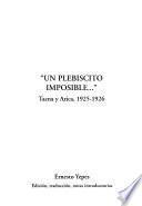 Un plebiscito imposible--