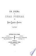 Un poema y unas poesias de Rafael Arnaldo y Sanchez