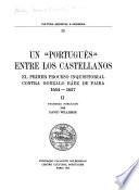 Un portugués entre los castellanos: Facsímile publicado por David Willemse