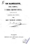 Un ramillete, una carta, y varias equivocaciones