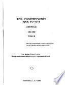Una constituyente que yo viví