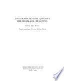 Una gramática del quechua del Huallaga (Huánuco)