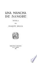 Una mancha de sangre