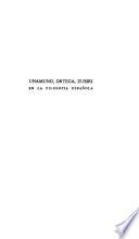 Unamuno, Ortega, Zubiri en la filosofía española