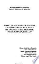 Usos y tradiciones de plantas y animales en la ranchería del Guajolote del municipio de Epazoyucan, Hidalgo