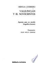 Valle-Inclán y el novecientos