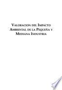 Valoración del impacto ambiental de la pequeña y mediana industria