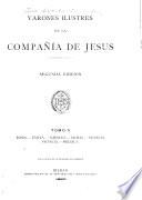 Varones ilustres de la Compania de Jesus