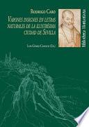 VARONES INSIGNES EN LETRAS NATURALES DE LA ILUSTRISIMA CIUDAD DE SEVILLA