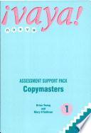 Vaya! - Nuevo 1 Assessment Support Pack Copymasters