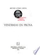 Vendimias en prosa